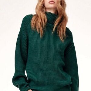 Wilfred Montpellier  Green Turtleneck Sweater